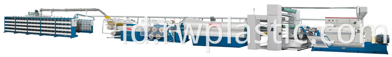 9033 Plastic Flat Film Extruding Line Jpg